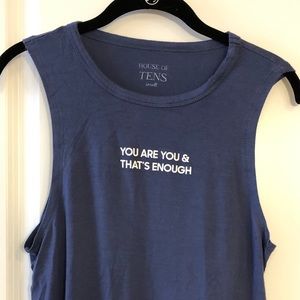 House of Tens “Enough” tank, size S.